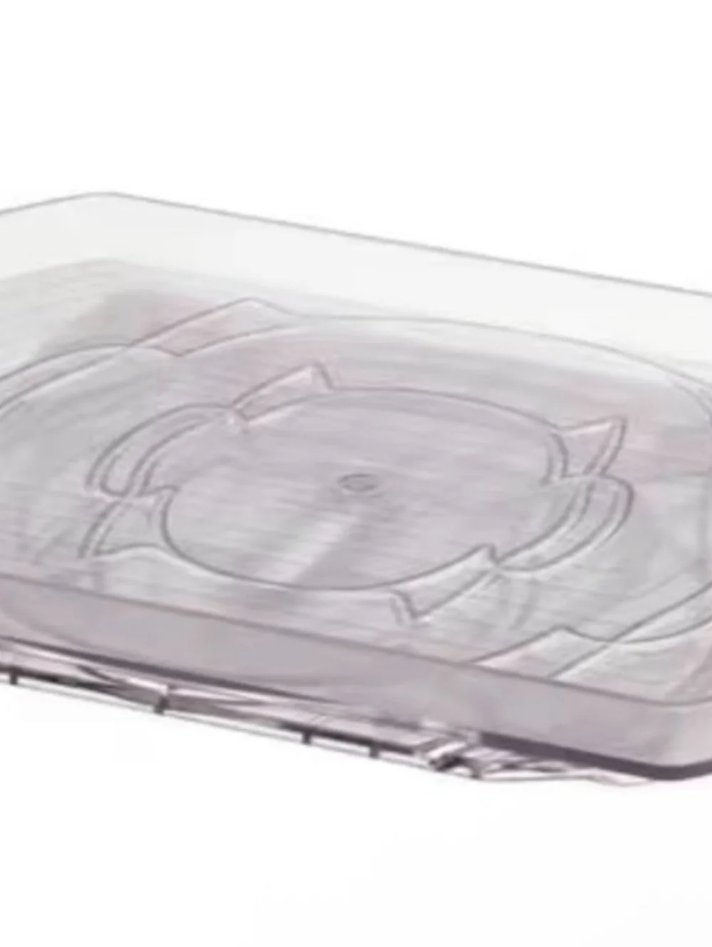 IKEA SNURRAD Rotating Lazy Susan Serving Tray White Clear Refridgerator Shelf NE